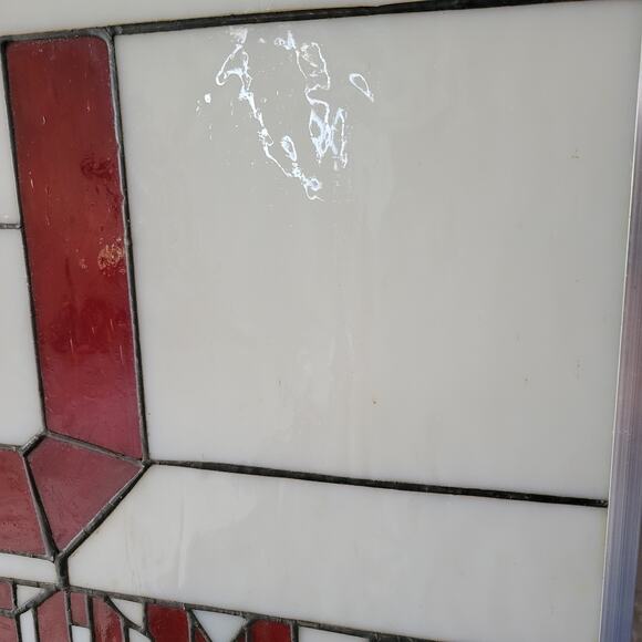 VTG University of Oklahoma OU Sooners Stained Glass Hanging Panel Aluminum 22x16 - Picture 11 of 14